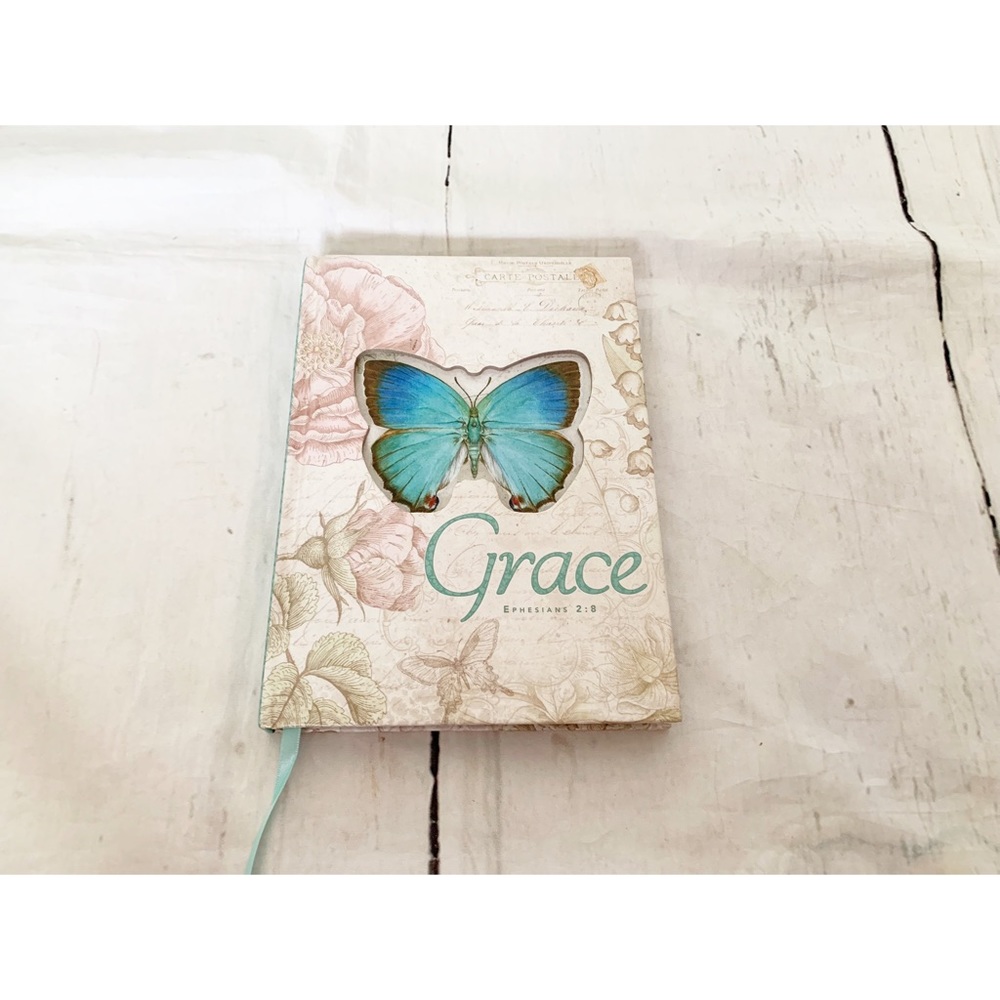 Grace Hardcover Die Cut Butterfly Journal